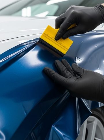 autoglas24-autofolierung-blue-vinyl-car-wrapping-application